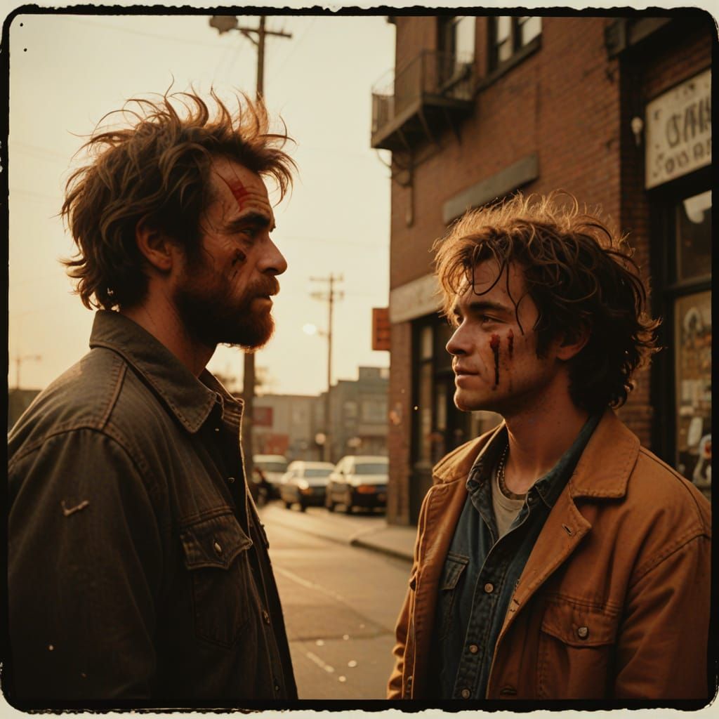 Gritty Nostalgic Film Photos: Evoking Emotion