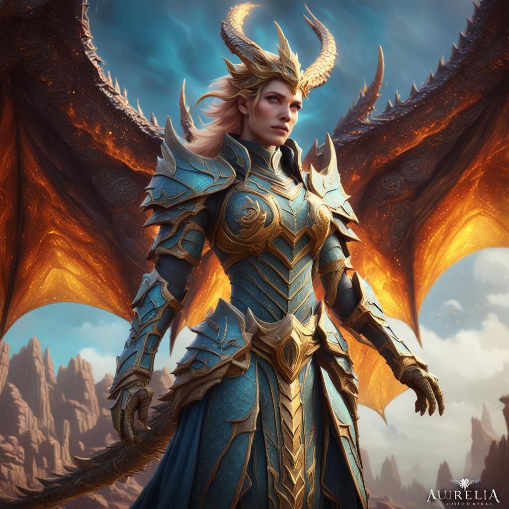 Celestial Sentinel Aurelia's Dragon Blessing