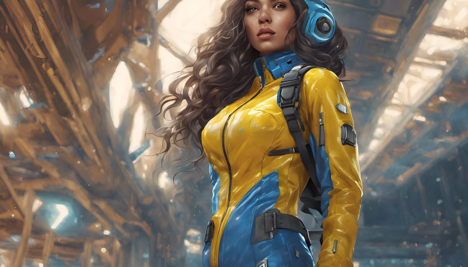 Futuristic Woman Portrait in Ultra-Realistic Detail