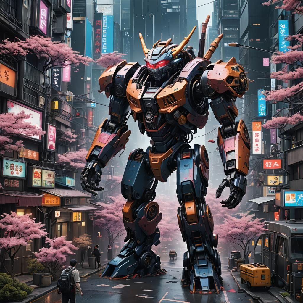 Neo-Tokyo Pop Utopia: Robots and Monsters in the City