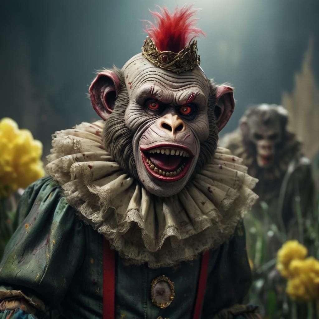 Zombie Monkey Clown from the Wizard of Oz