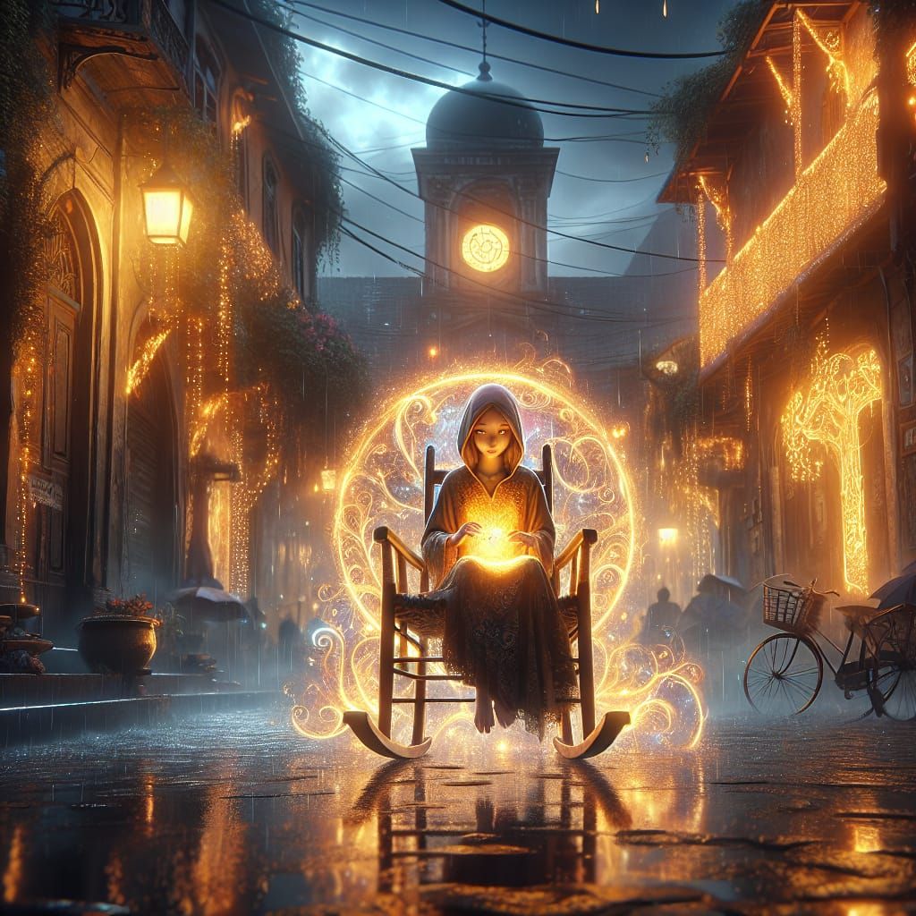 Magical rocking chair