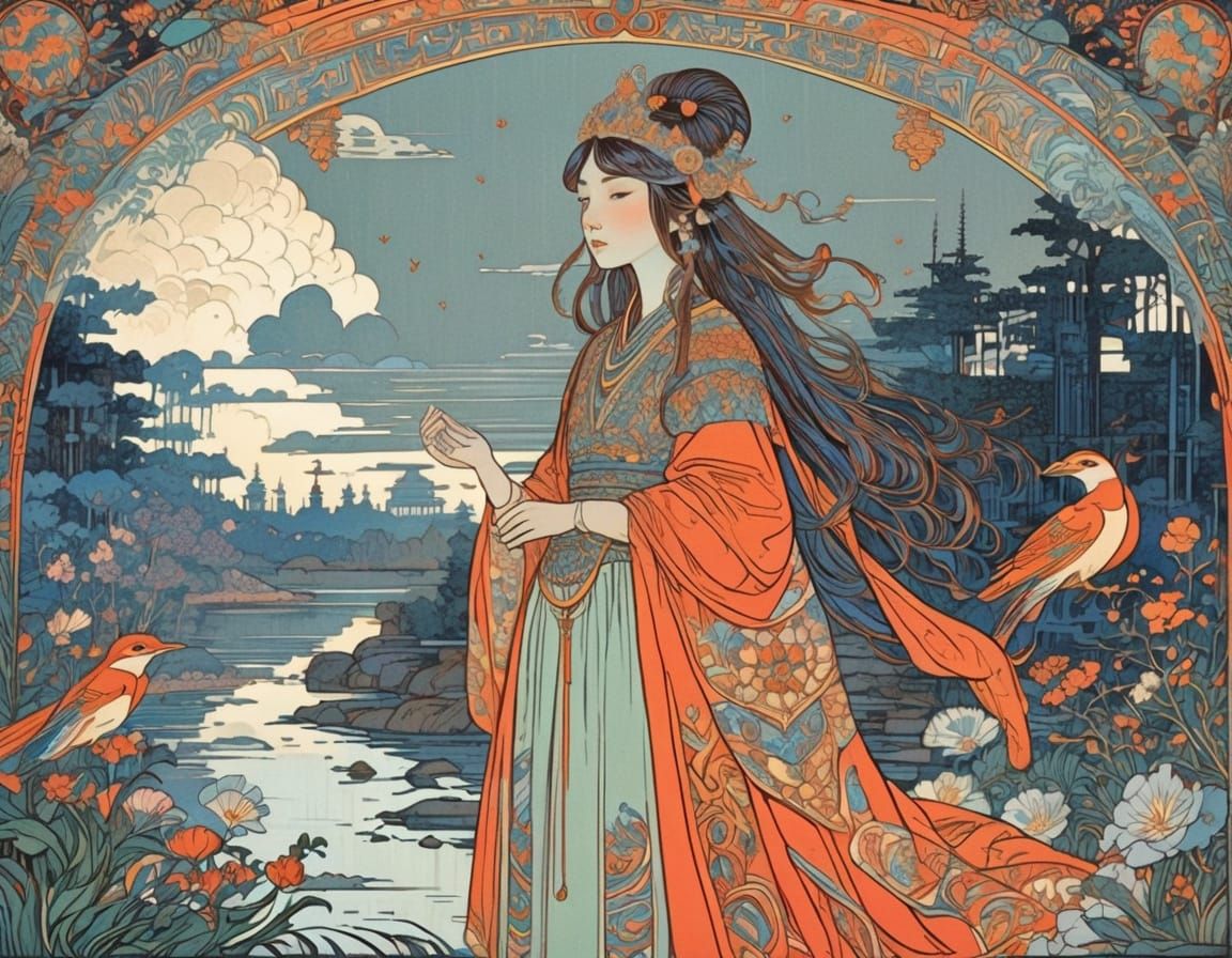 Enchanting Eastern Fairy Tale Princess