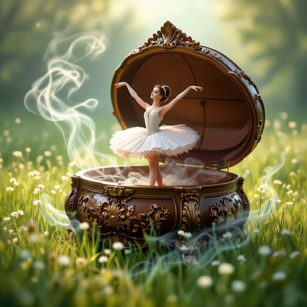 Ballerina Jennifer Lawrence Dances in Giant Musical Box