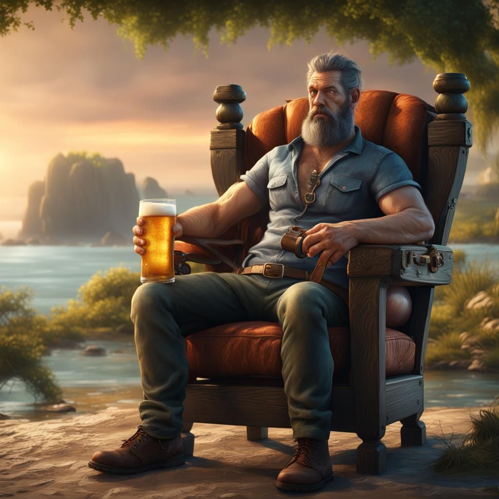 Island Beer: Detailed Matte Painting in Unreal Engine