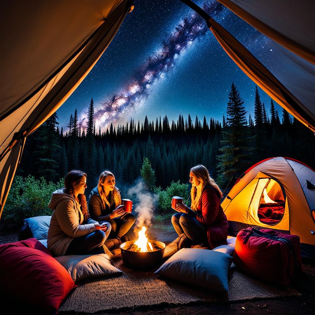 Idyllic Camping Retreat Under the Stars
