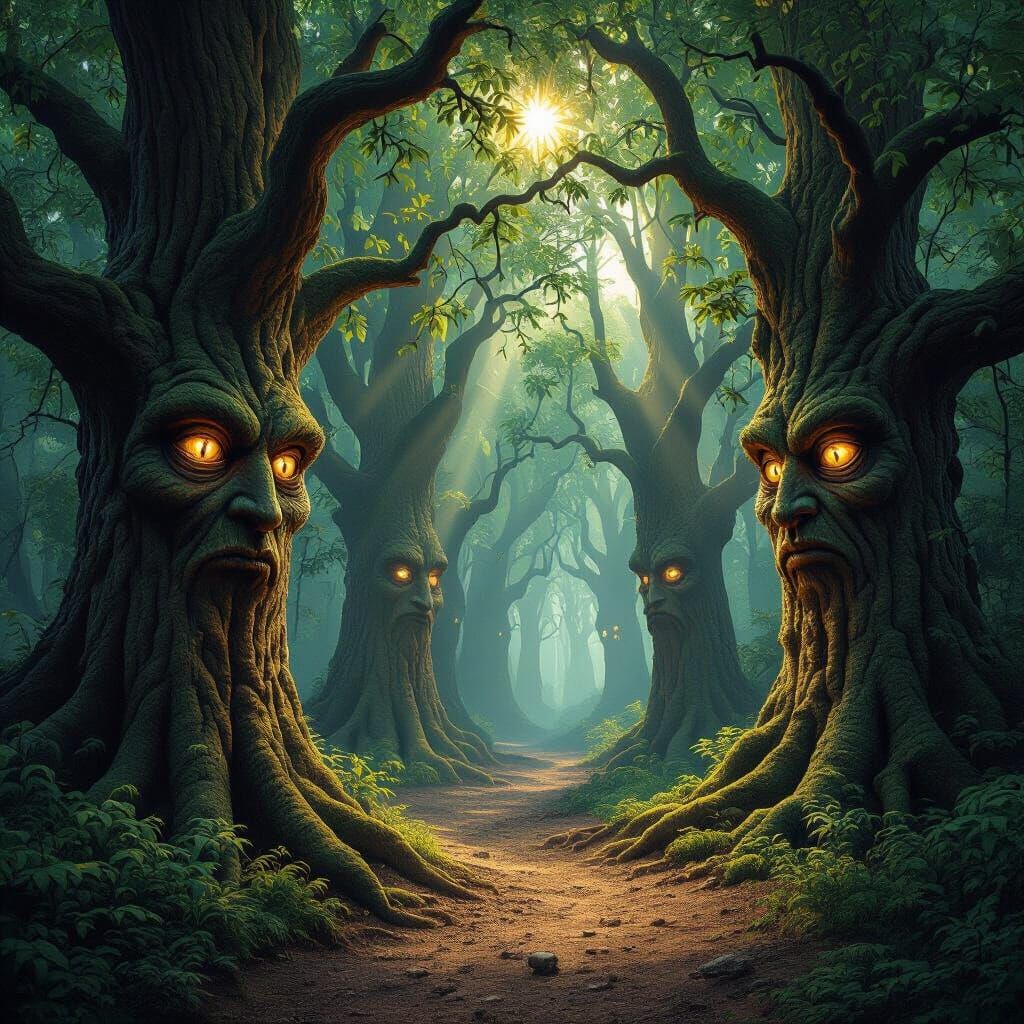 Enchanted Forest with Expressive Trees