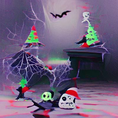 Spooky Christmas Scene