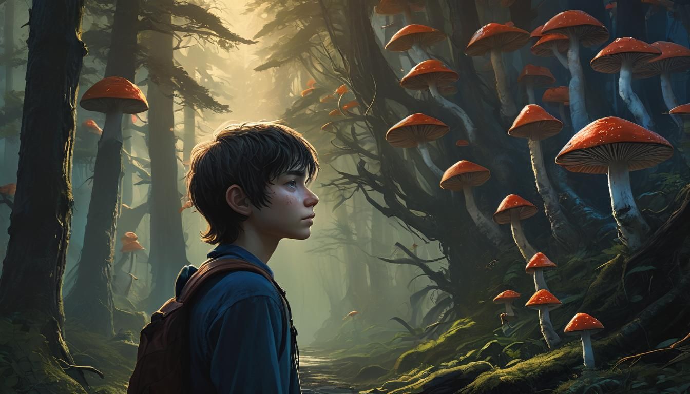 Mystical Forest Portrait in an Epic Fantasy Style