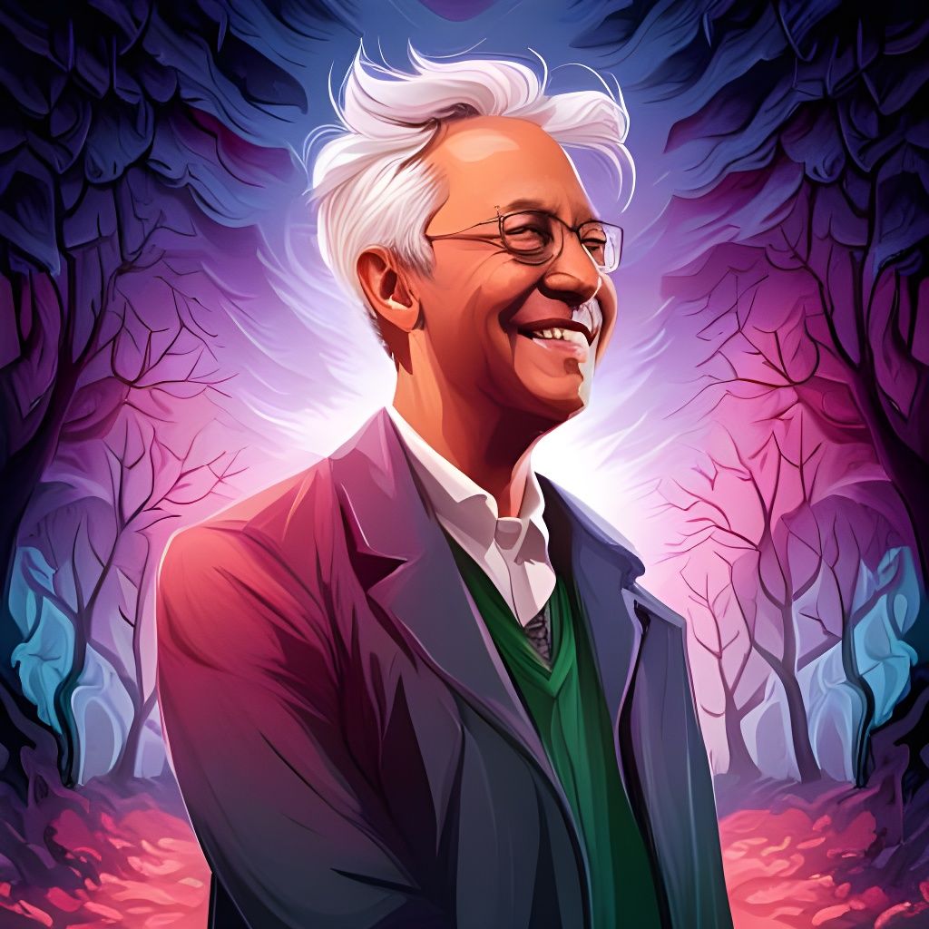 Electrified Youth: A WLOP-Inspired Portrait