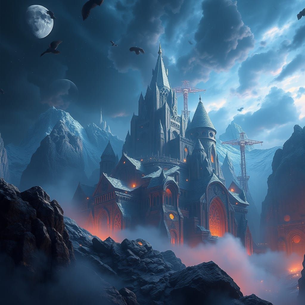 Ethereal Cities Unveiled in Grandiose Digital Realms