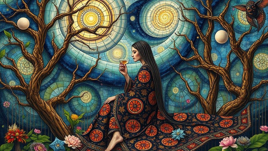 Psychedelic Utopia: Sacred Geometry in Bosch Style