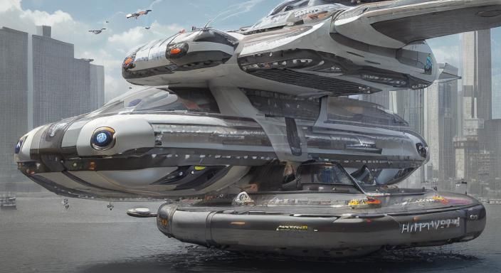 Futuristic Flying Food Truck Concept