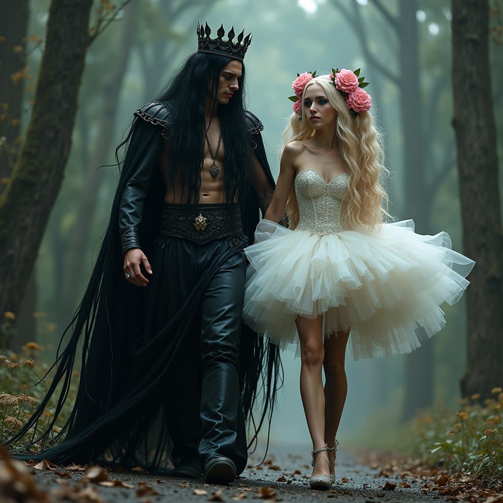 Regal Dark King of the Underworld Defies Bride's Feminine Ch...