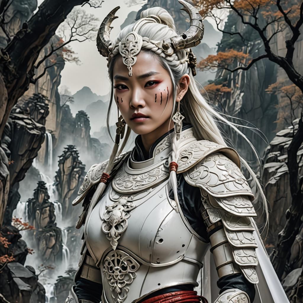 White Bone Spirit: Sensual Warrior in Bone Armor