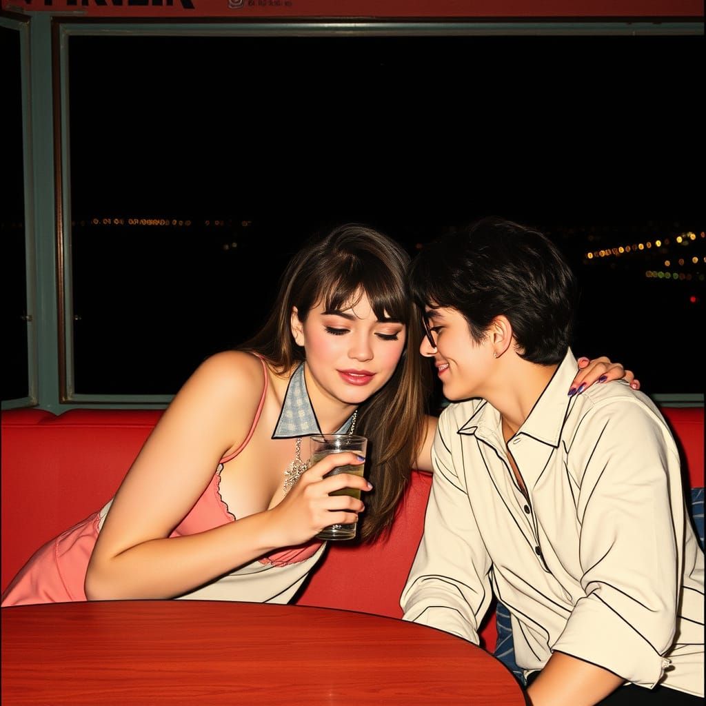 Evocative Night Scene: Finding Solace in Darkness