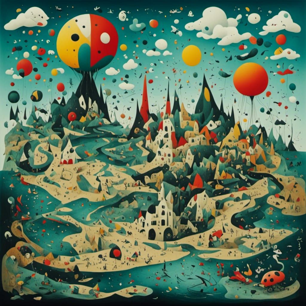 Kraken Sea Meets Marvellous Miro in Abstract Art