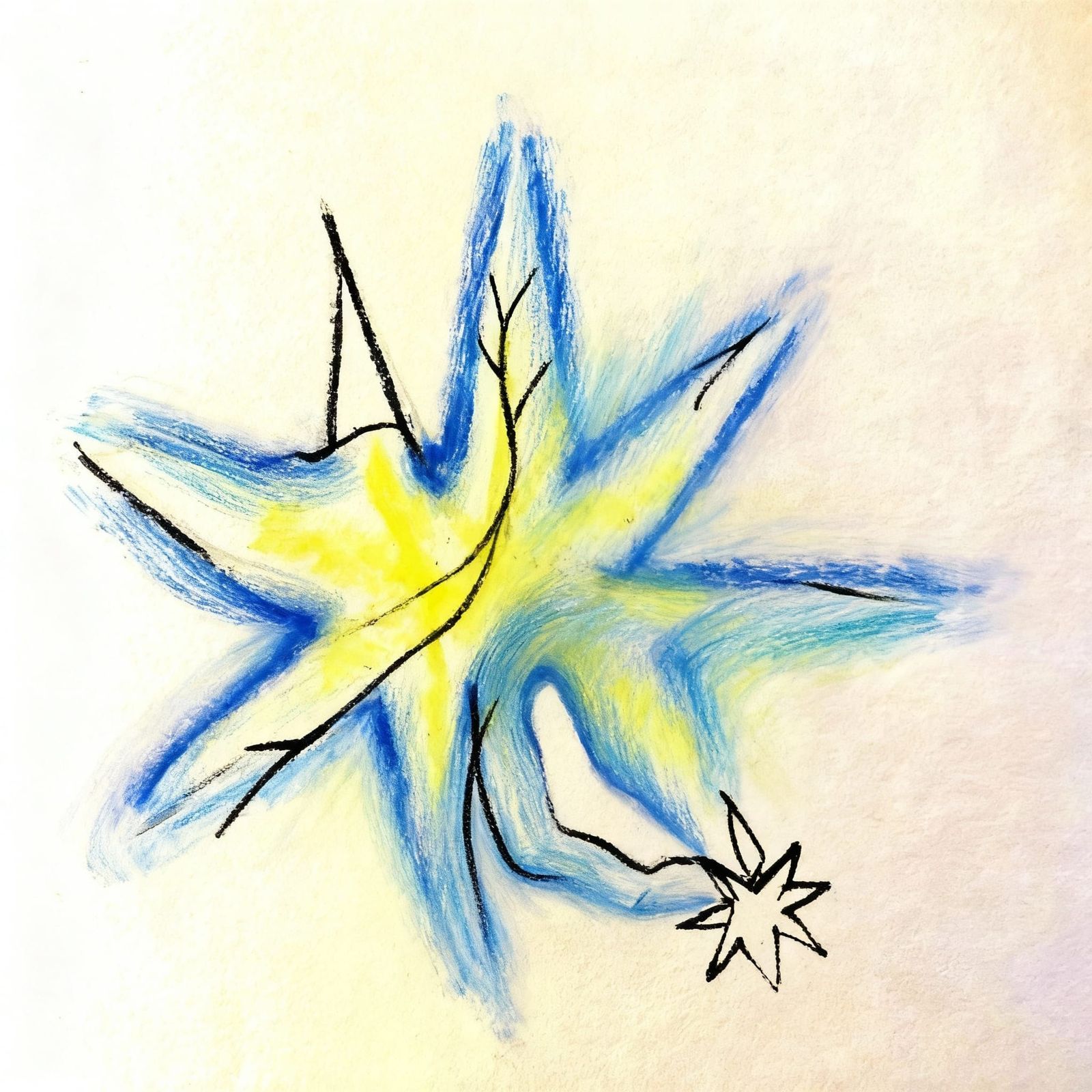 Abstract Painterly Fusion in Soft Morphing Style