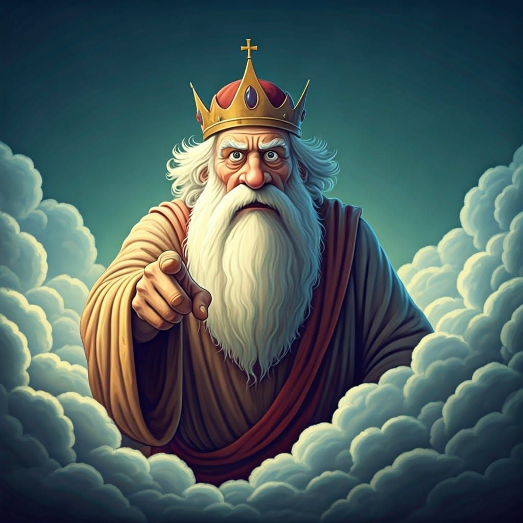 LIKE YOU'VE NEVER SEEN THE HAND O' GOD BEFORE!