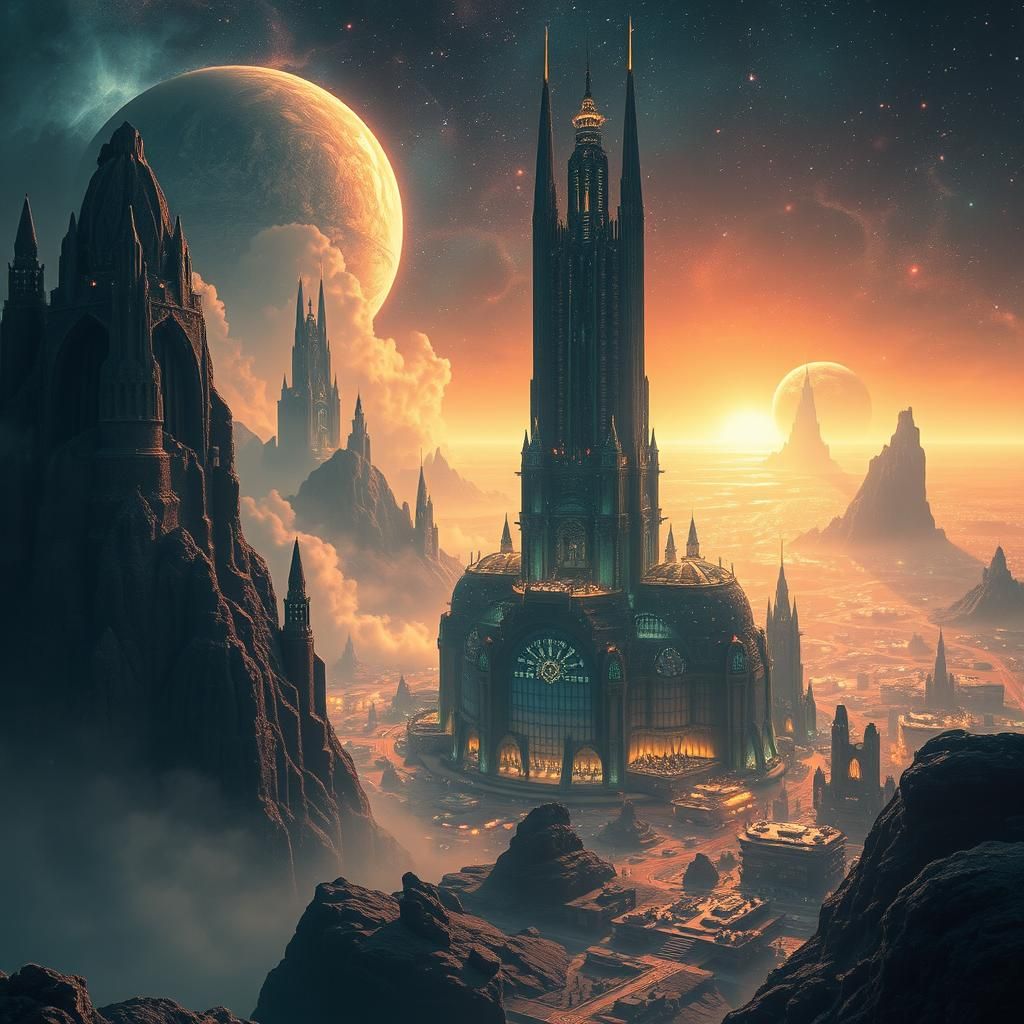 Cosmic Deities Clash in Apocalyptic Metropolis