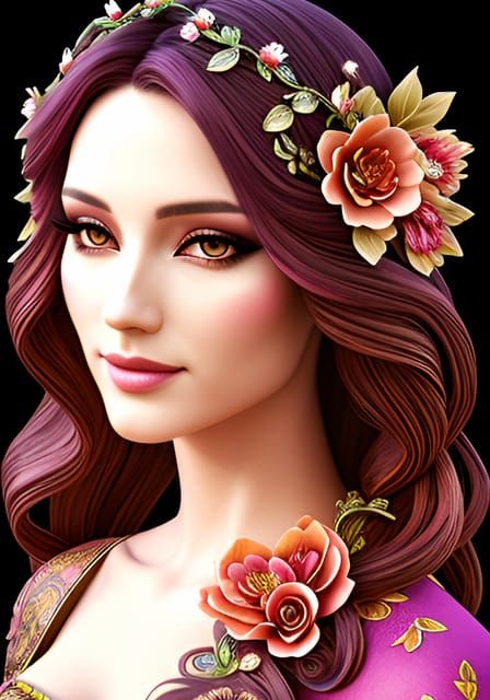 Elegant Art Nouveau Decorative Design