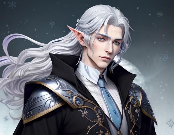 Handsome Elf Magician in Bishonen Otome Style