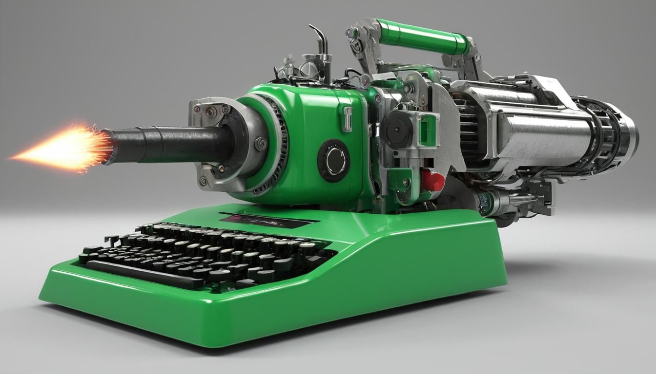 Futuristic Robot Scene in Kinetic CGI Animation