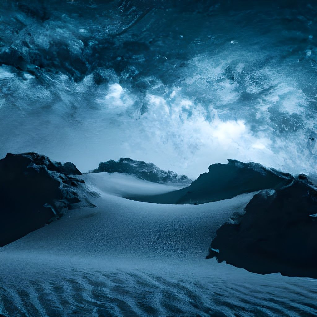 Ethereal Silver Desert Under Milky Way