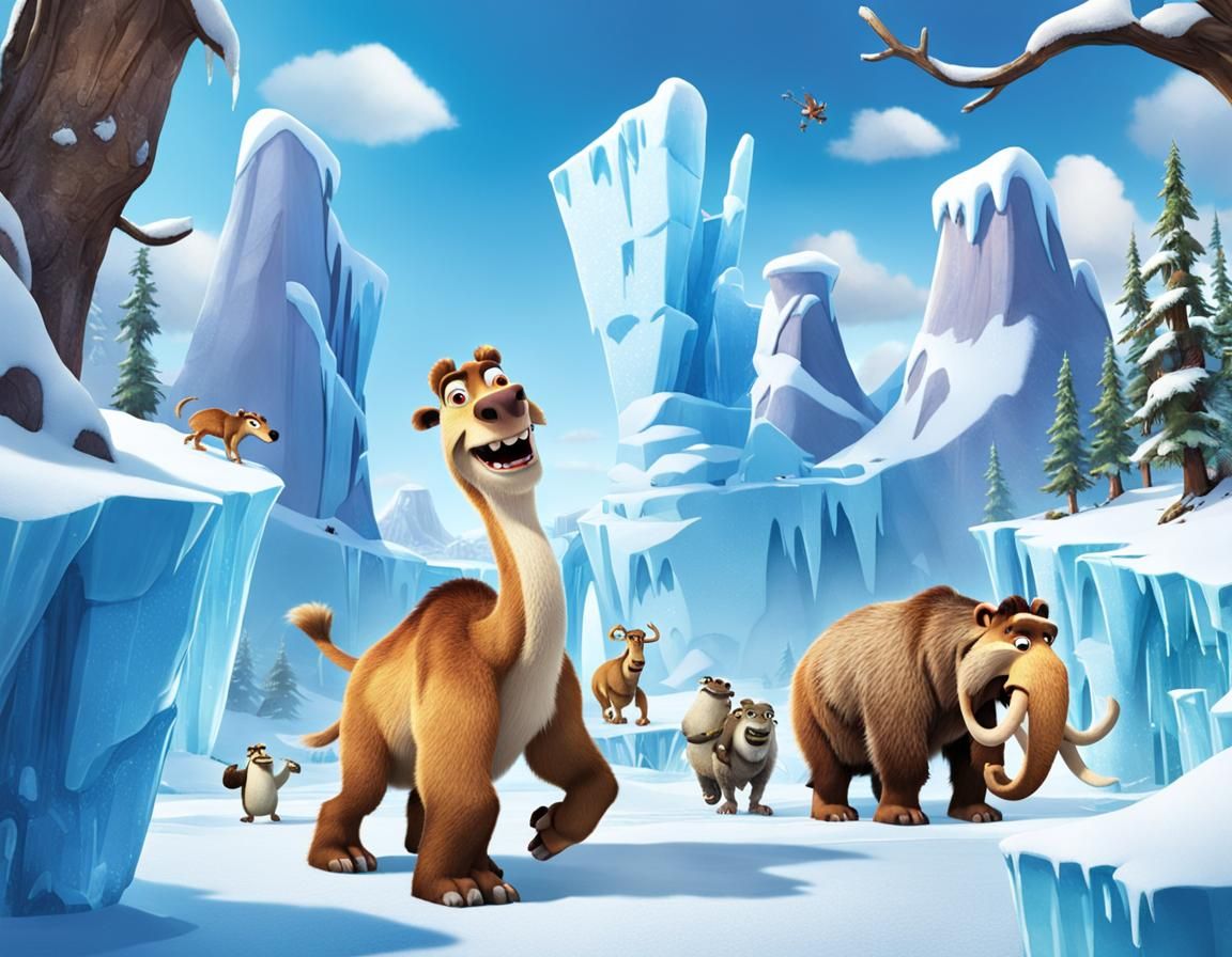 Ice Age Adventure Scene