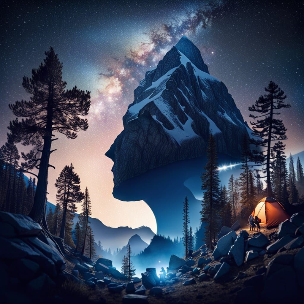 Camping Under a Starry Sky: Landscape Photography