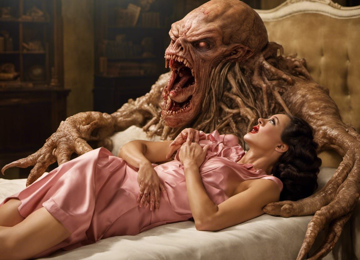 Terrifying Lovecraftian Horror Movie Scene