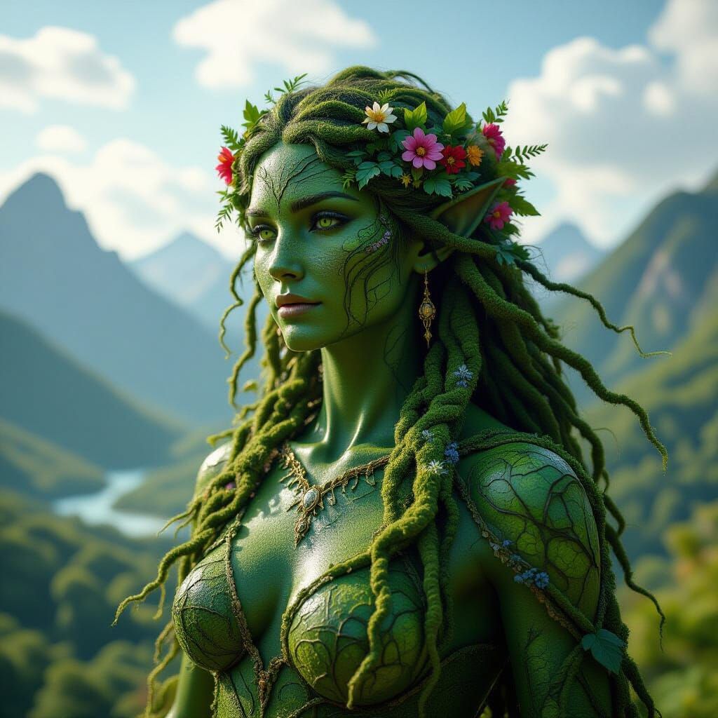 Gaia Embodiment of Earth Rises