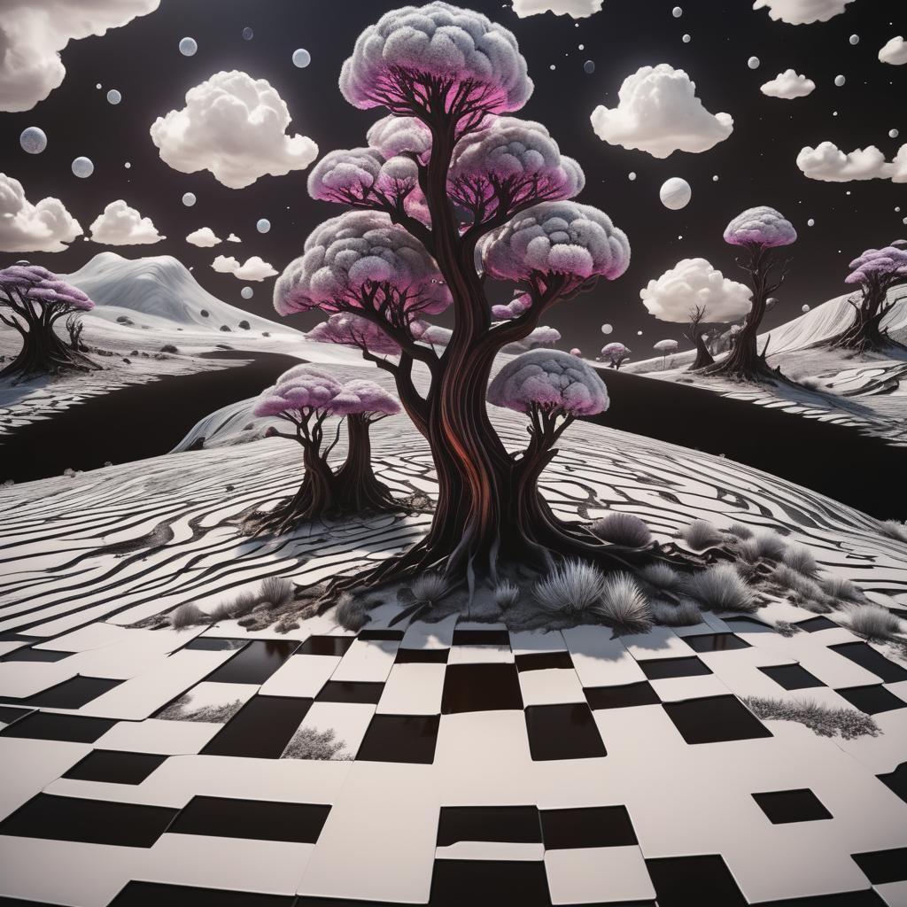 Vibrant and Detailed Hyperrealistic Landscape