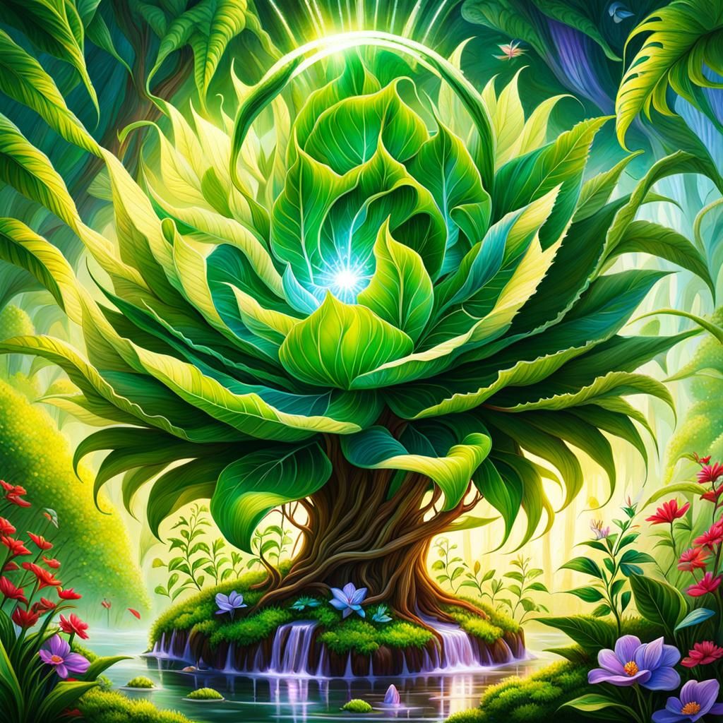 Magical Plant in Magic Garden
