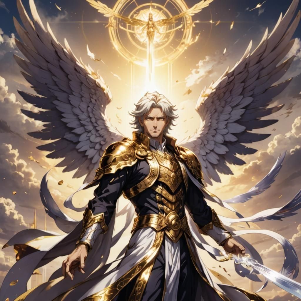 Anime Angel in Sunlight, Golden Suit