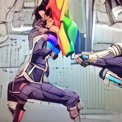 Colorful Abstract Rainbow Design