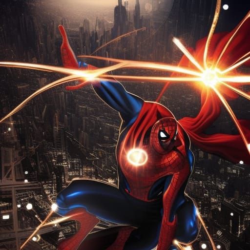 Spiderman 2099 with Doctor Strange and X-Men Powers