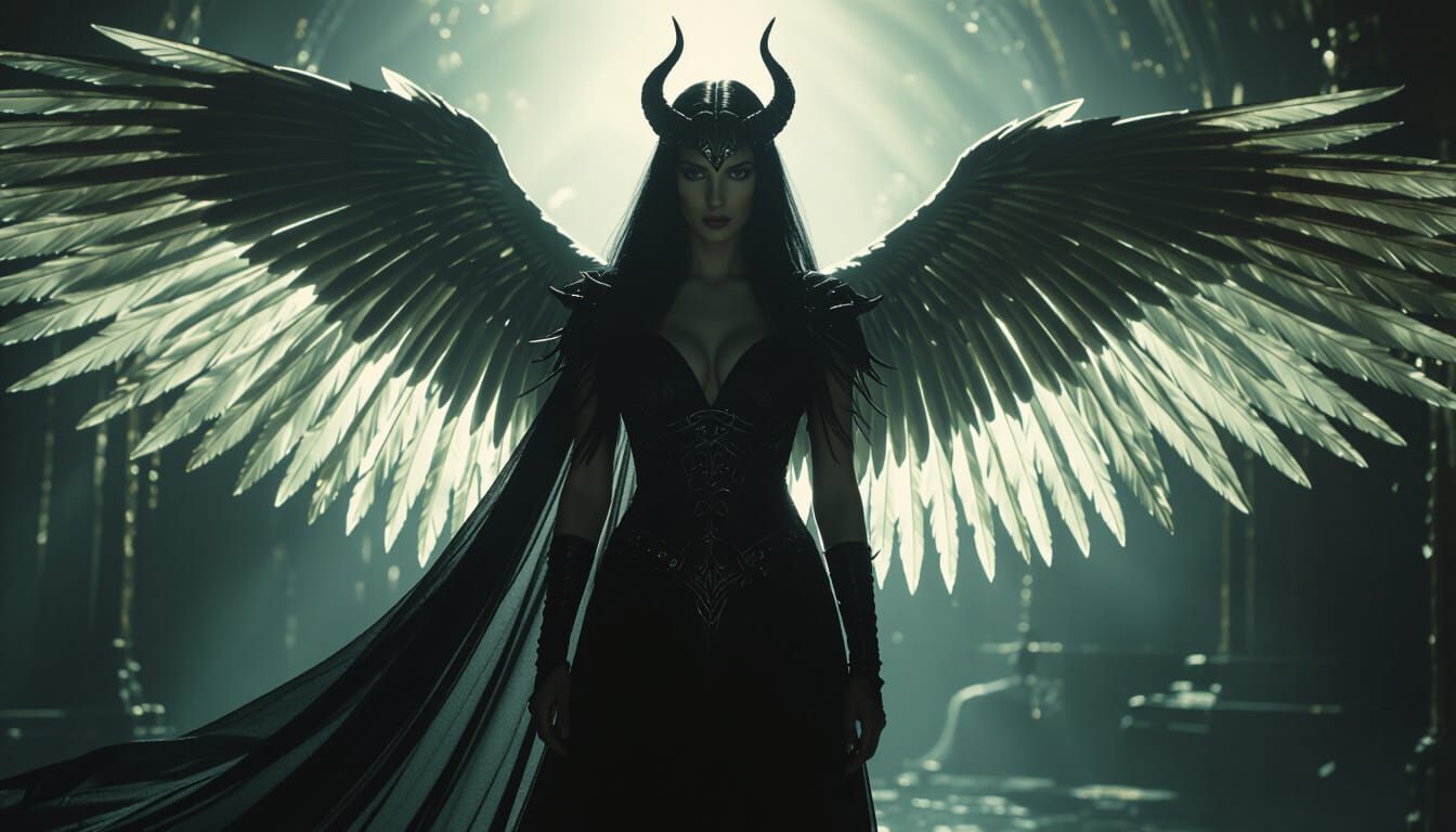 Ethereal Lilith in Dramatic Cinematic Lighting