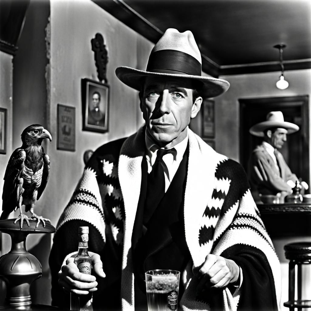 Humphrey Bogart as a Young Man in Mexico