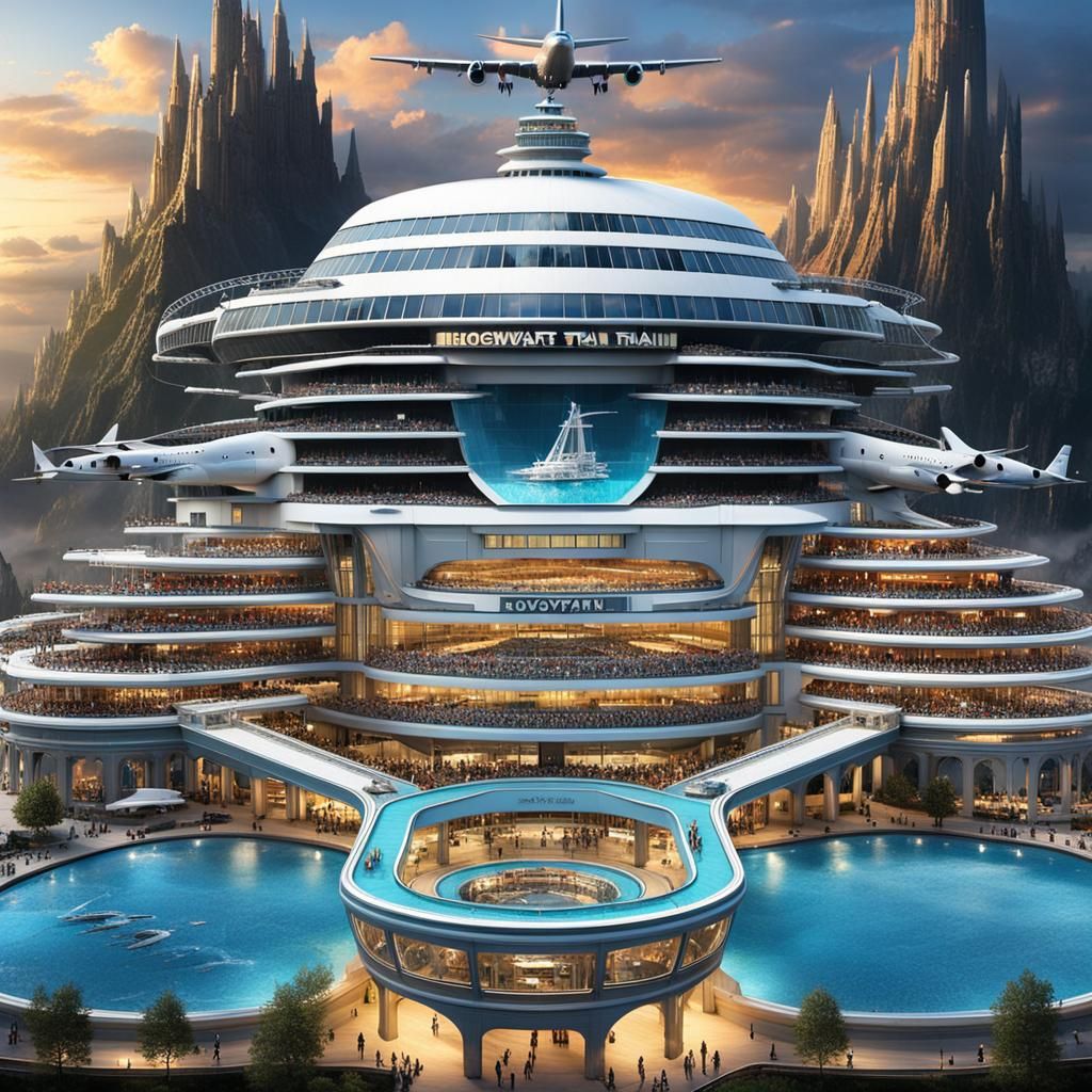 Hogwarts Cruise Train: A Surreal Travel Fantasy