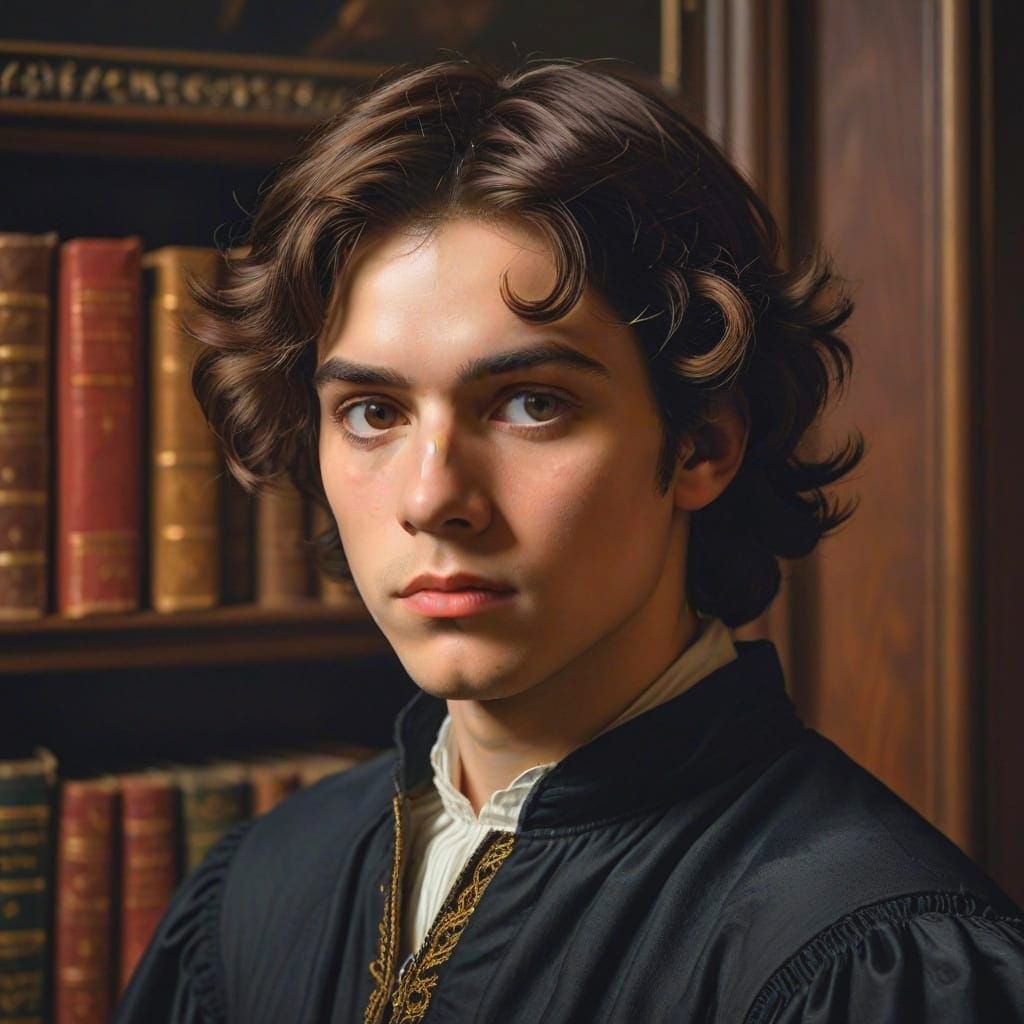 Venetian Boy Portrait: A Masterpiece in Caravaggio Warhol St...