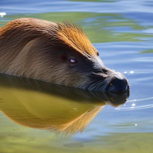 Capybara and Alligator: A Peaceful Friendship