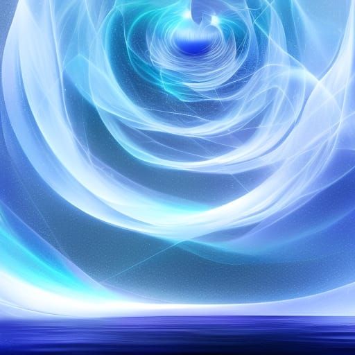 Ethereal Dreamscape: Light and Reflections in Digital Art