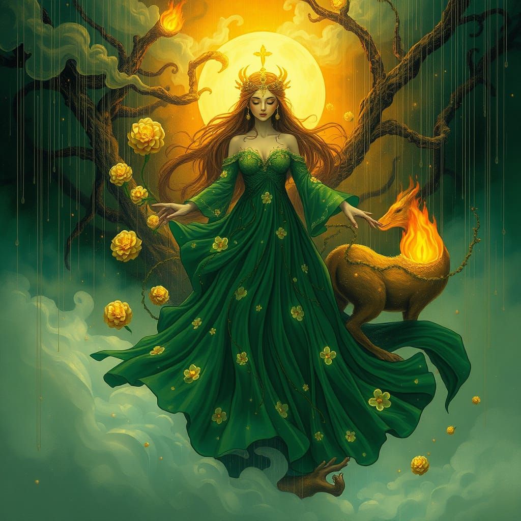 Mother Nature Embraces the World in Whimsical Realism