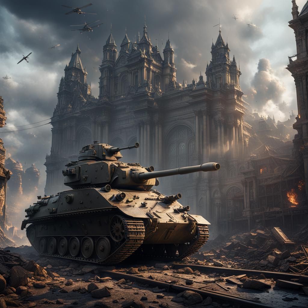 World War 3: Detailed Matte Painting in 8K