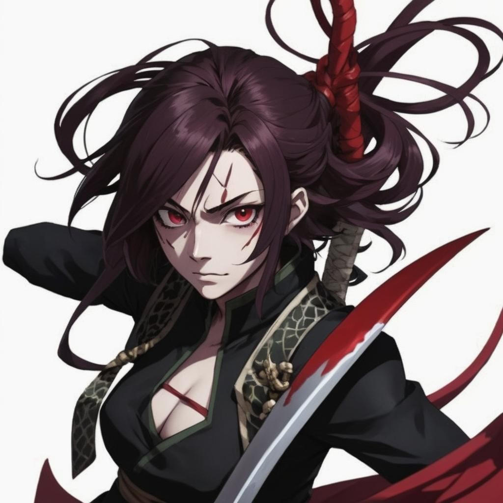 Anime Style Tanjiro Inspired Character