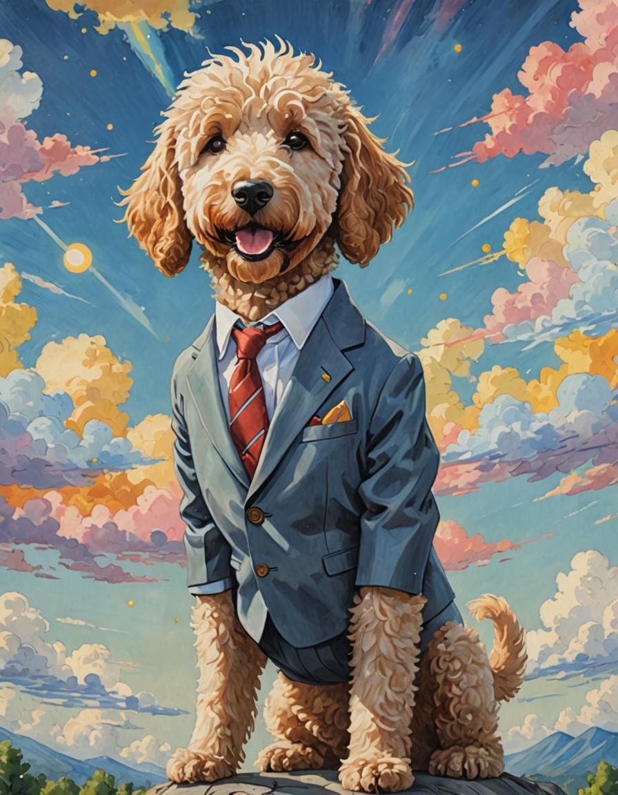 Dog in a Suit
