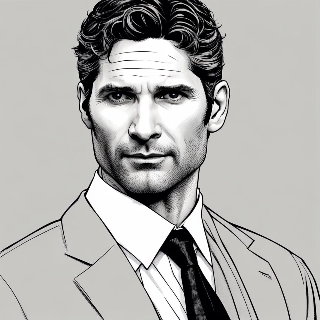 Superhero Likeness of a Famous Actor