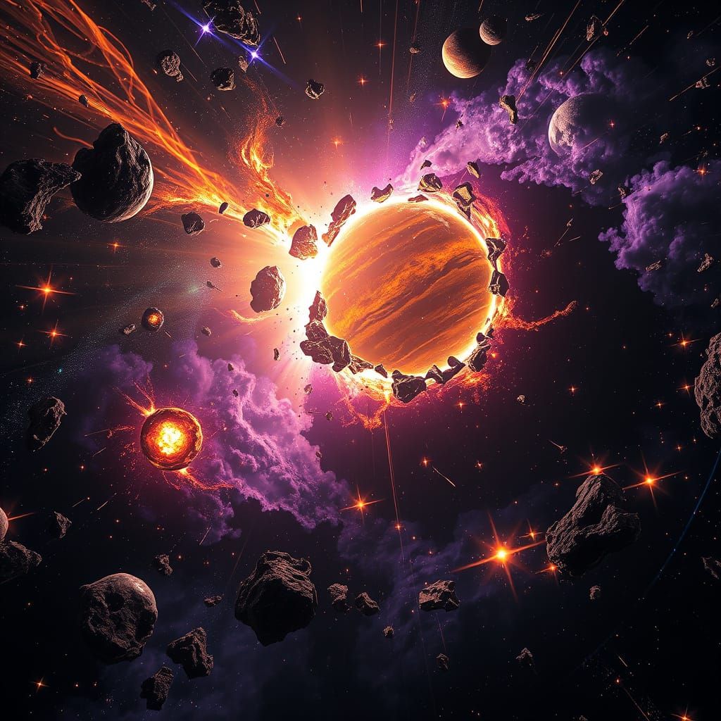 Cosmic Black Holes Unleash Universal Chaos in Hyperrealistic...