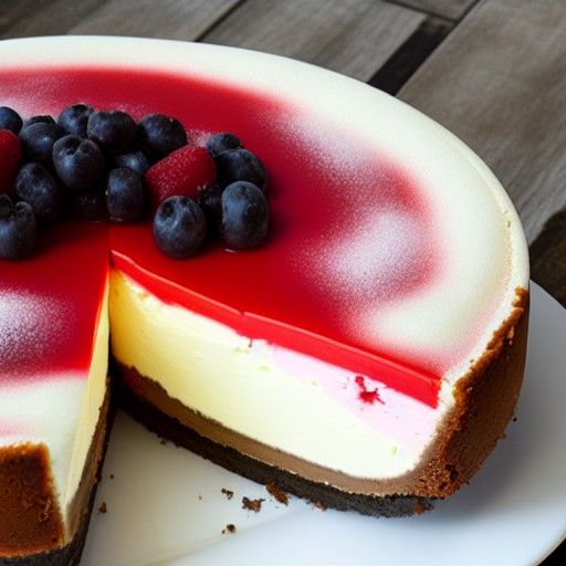 Delicious Neapolitan Cheesecake